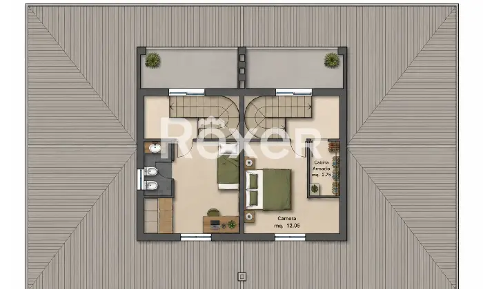 Rexer-Novafeltria-Lotto-con-villa-bifamiliare-al-grezzo-con-giardino-e-box-auto-Altro